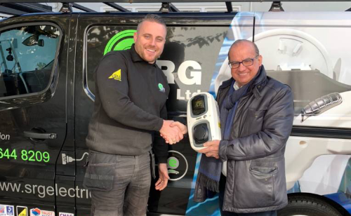 Star of Dragon's Den chooses SRG Electrical to install their EV solution.